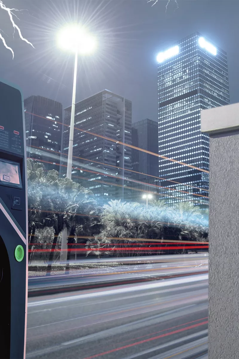 Power grids protected by DEHN